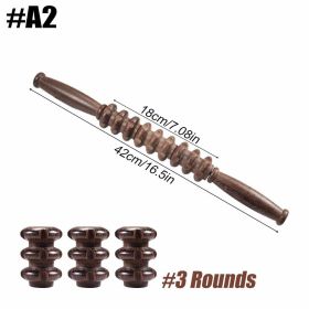 Body Back Wood Therapy Roller Gear Stick for Lymphatic Drainage, Cellulite Massage, Massage Rolling, Muscle Massage Relaxation