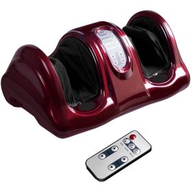 Foot Machine Massage for Feet Electric Shiatsu Foot Massager with Remote Red
