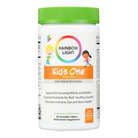 Rainbow Light Kids' One MultiStars Fruit Punch - 90 Chewable Tablets