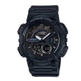 AEQ110W 1BV Blk Ana Digi Watch